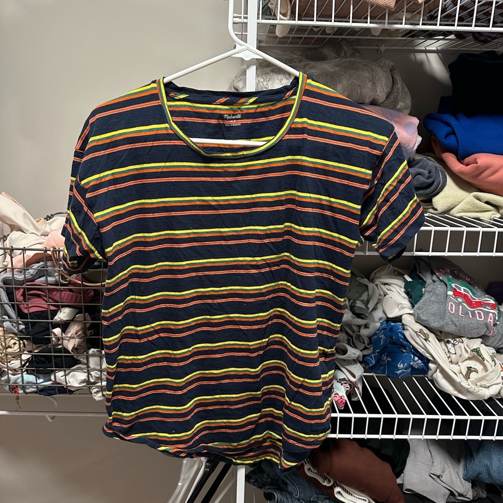 Madewell Striped Multicolor T-Shirt